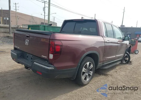 2018 Honda Ridgeline Rtl-E from USA, damaged, VIN 5FPYK3F76JB004521